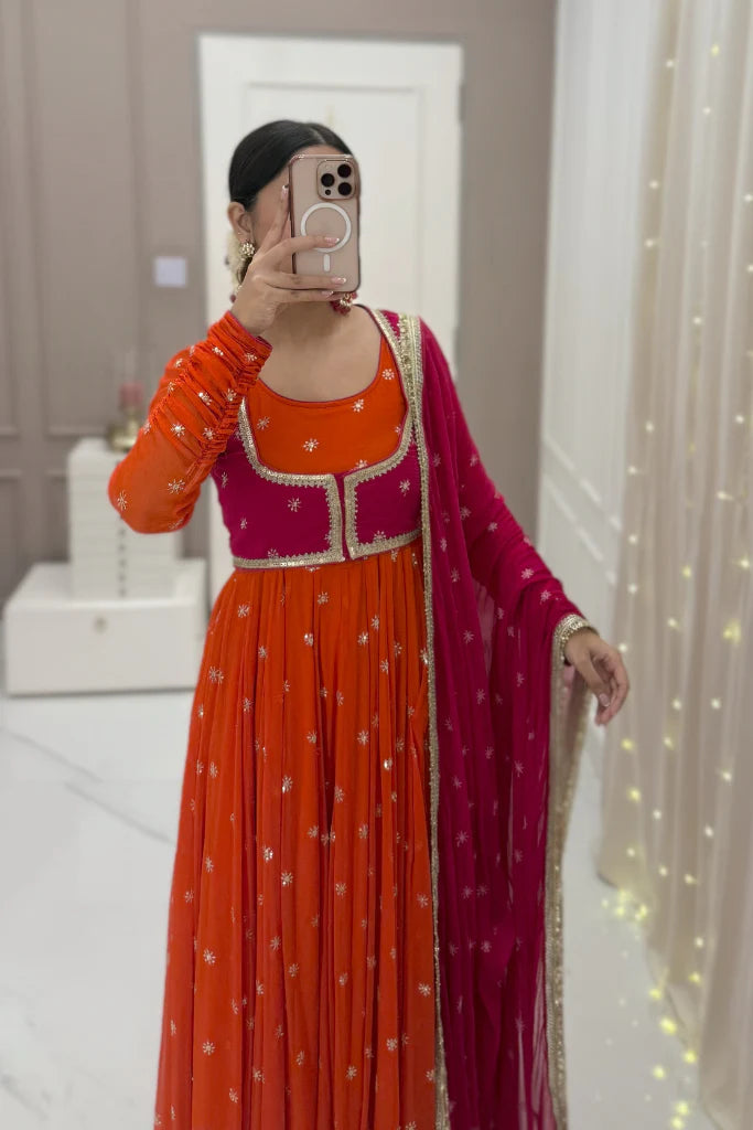 Kumkum Anarkali Set
