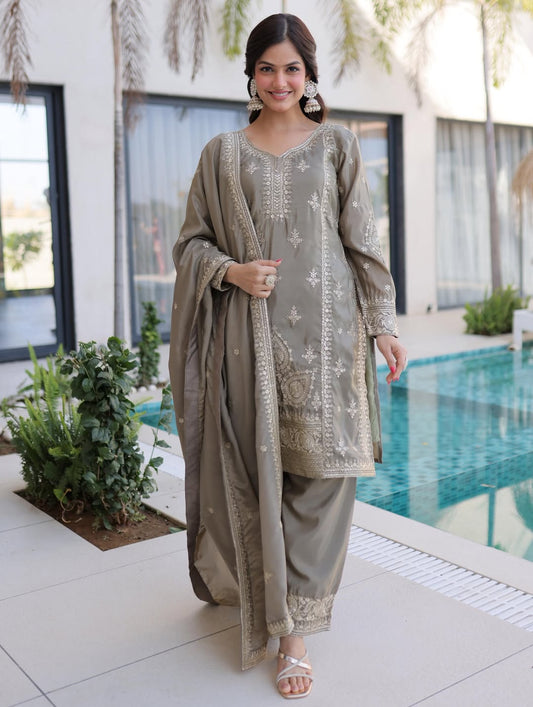 Kivya Olive Grace Suit