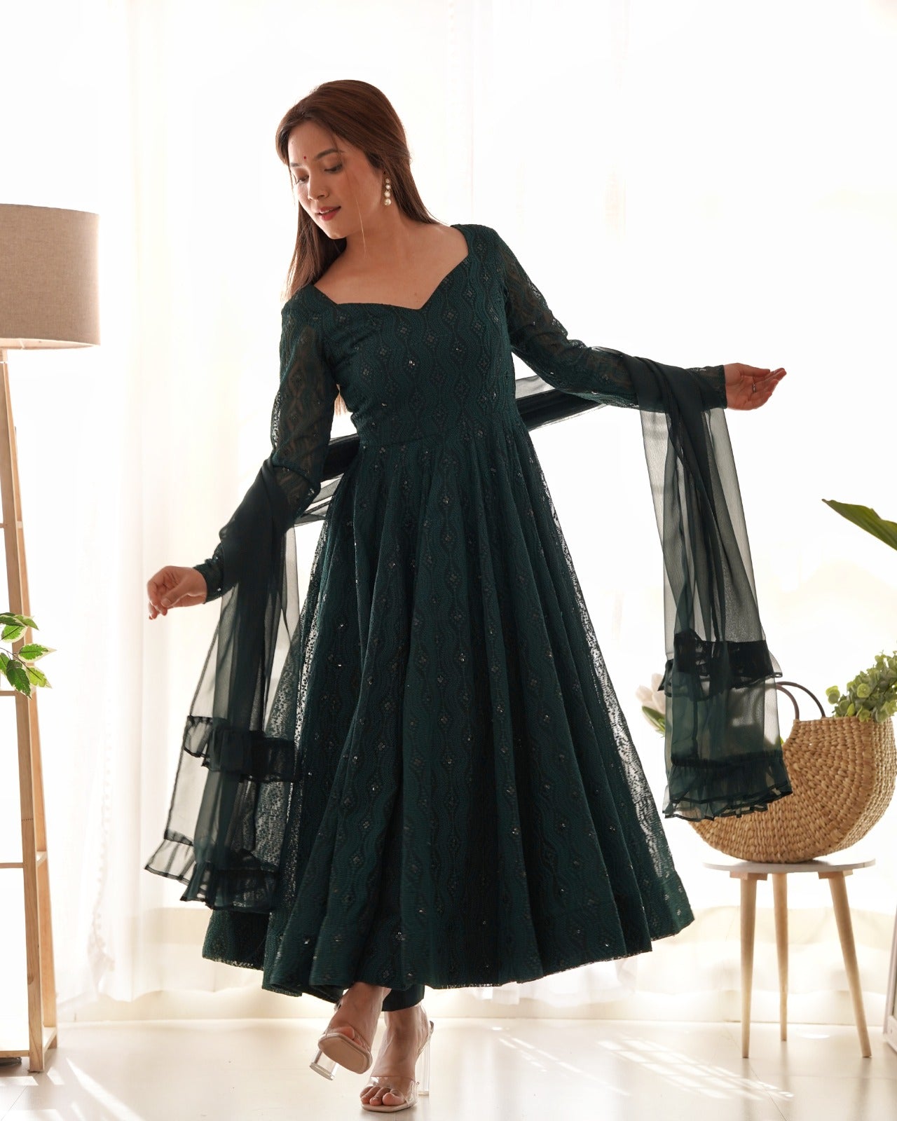 Ivory Reverie of Timeless Beauty and Grace Suits