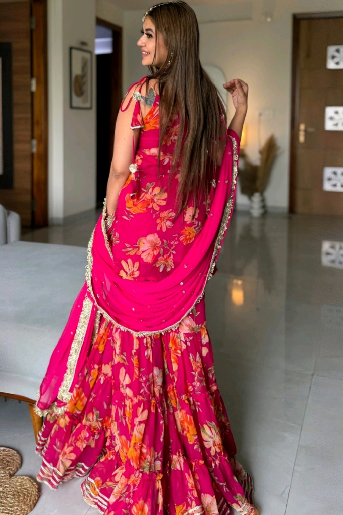 Malti Floral Sharara Set