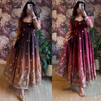 Twin Tone Grace Anarkali Set