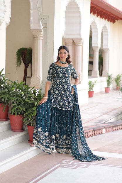 Rimsha Premium Exclusive Readymade Sharara Suit