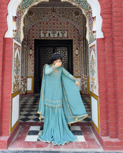 Glam Flow Luxe Plazo Set for Party Nights