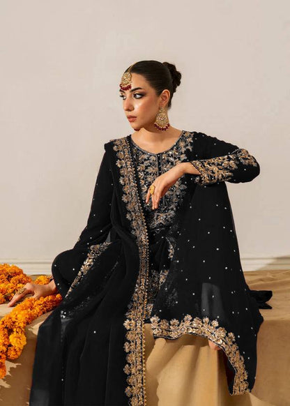 Esha Beautifull Viscose Velvet Suit