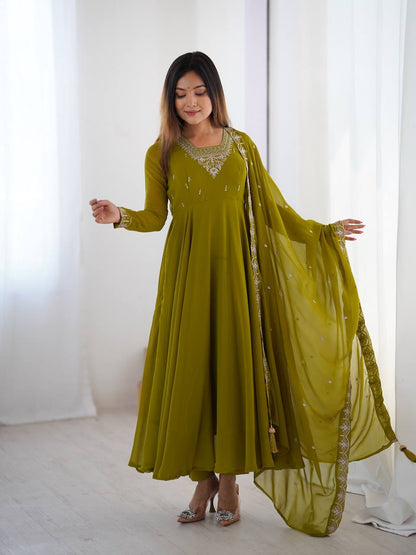 Misha Graceful & Colourfull Comfort And Stylish Anarkali
