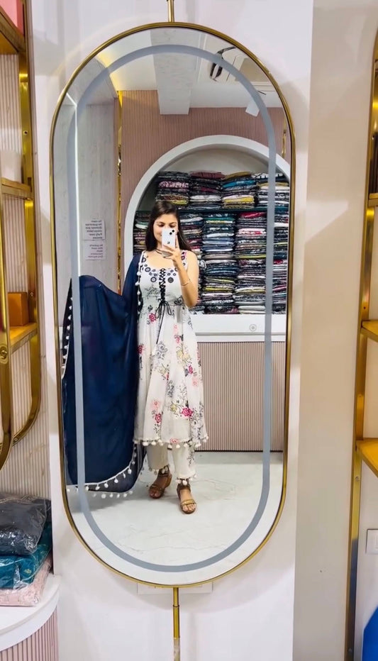 PomPom Petals Whimsical White Blossom Set