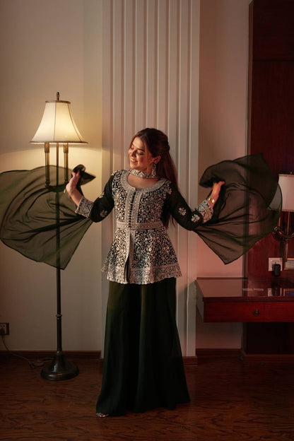 Sivara Georgette Sharara Set