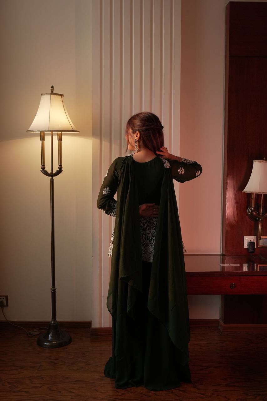 Sivara Georgette Sharara Set