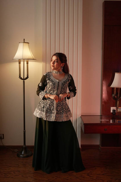 Sivara Georgette Sharara Set