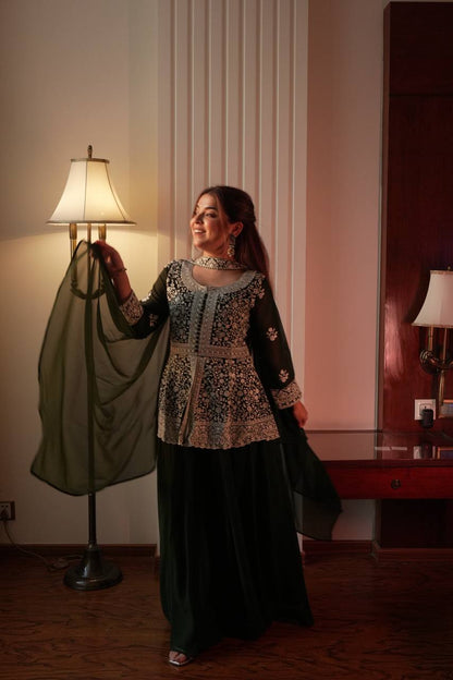 Sivara Georgette Sharara Set