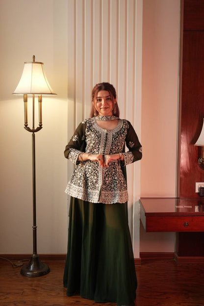 Sivara Georgette Sharara Set
