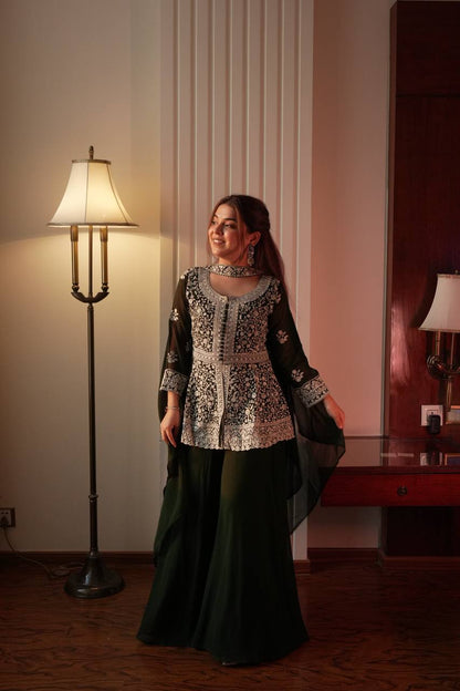 Sivara Georgette Sharara Set