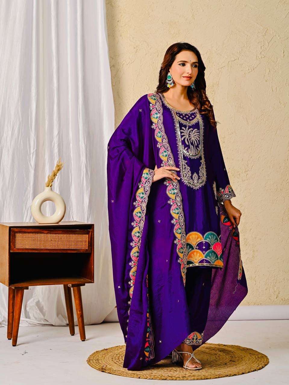 Royal Radiance Purple Suit Set