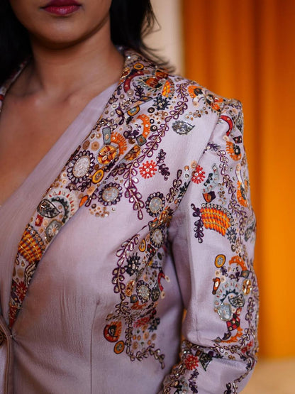 Jaipuri Koti Indo-western Ready To Wear Saree