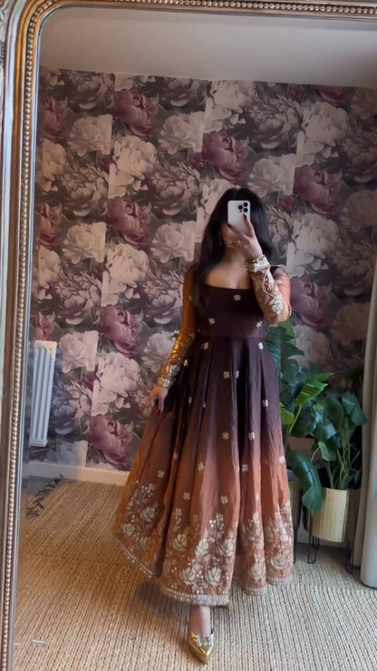 Twin Tone Grace Anarkali Set