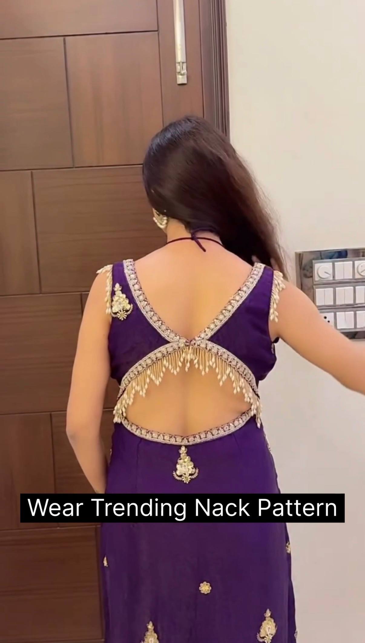 Zehra Purple Royale Set